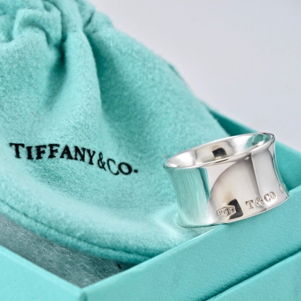 Tiffany & Co. 1837 Wide Sterling Silver Ring (retired)